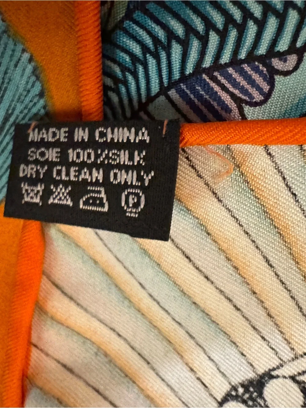 Luxury 90cm Silk Samurai Scarf